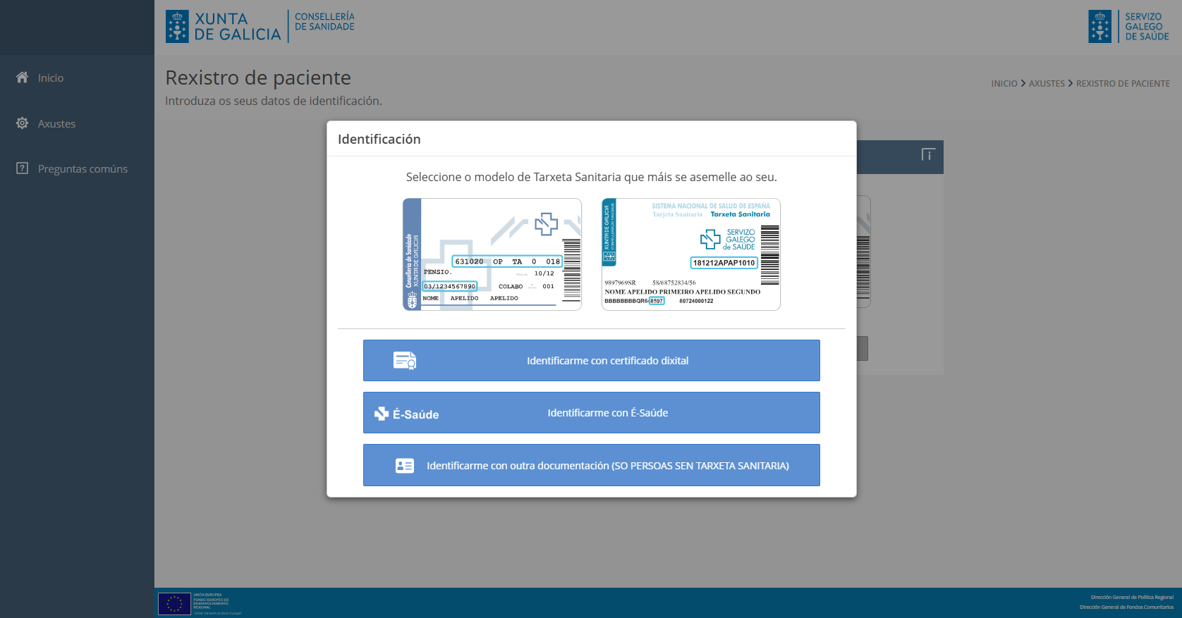 Portal de Citas Sergas